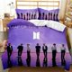 thumbnail image 1 of BTS Bangtan Boys3 Quilt Duvet Cover Set Bed Linen Bedspread Pillowcase Kids3-Piece Bedding Set, 1 of 5