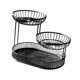 thumbnail image 2 of Soporte Para Frutero De Metal De 3 Niveles Que Ahorra Espacio, Moderno Soporte Para Frutero, L, Negro, 2 of 5