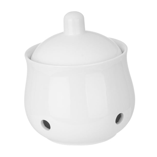 Contenedor De Ajo Con Tapa Para Mantener Los Dientes De Ajo Frescos En La Encimera Del Hogar