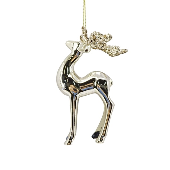 Colgante de reno dorado brillante 13 cm