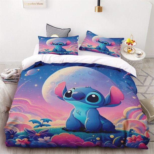 Duvet Cover Stitch Fire Cloud Teen Boy Girl Room Decoration Single Double Bed Size One Quilt Cover Two Pillowcases with Zipper