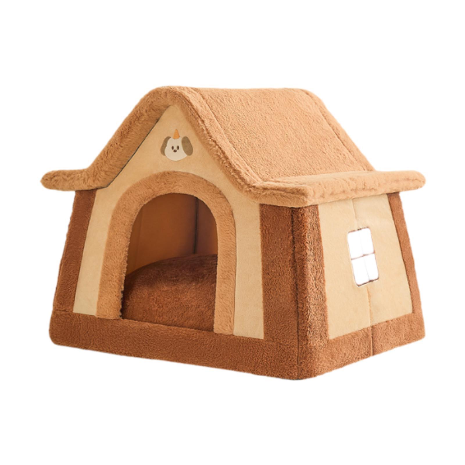Magideal - Casa Para Perros Cachorro De Cachorro Interior Cueva Extraíble Sofá No Slip Fondo Portátil Acogedor Perrero Nido Gato Nido Para Gatos Cachorros Pequeñ M