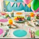 thumbnail image 3 of Platos Party Essentials de plástico duro de 15 cm, colores surtidos, color neón, 80 unidades, 3 of 6