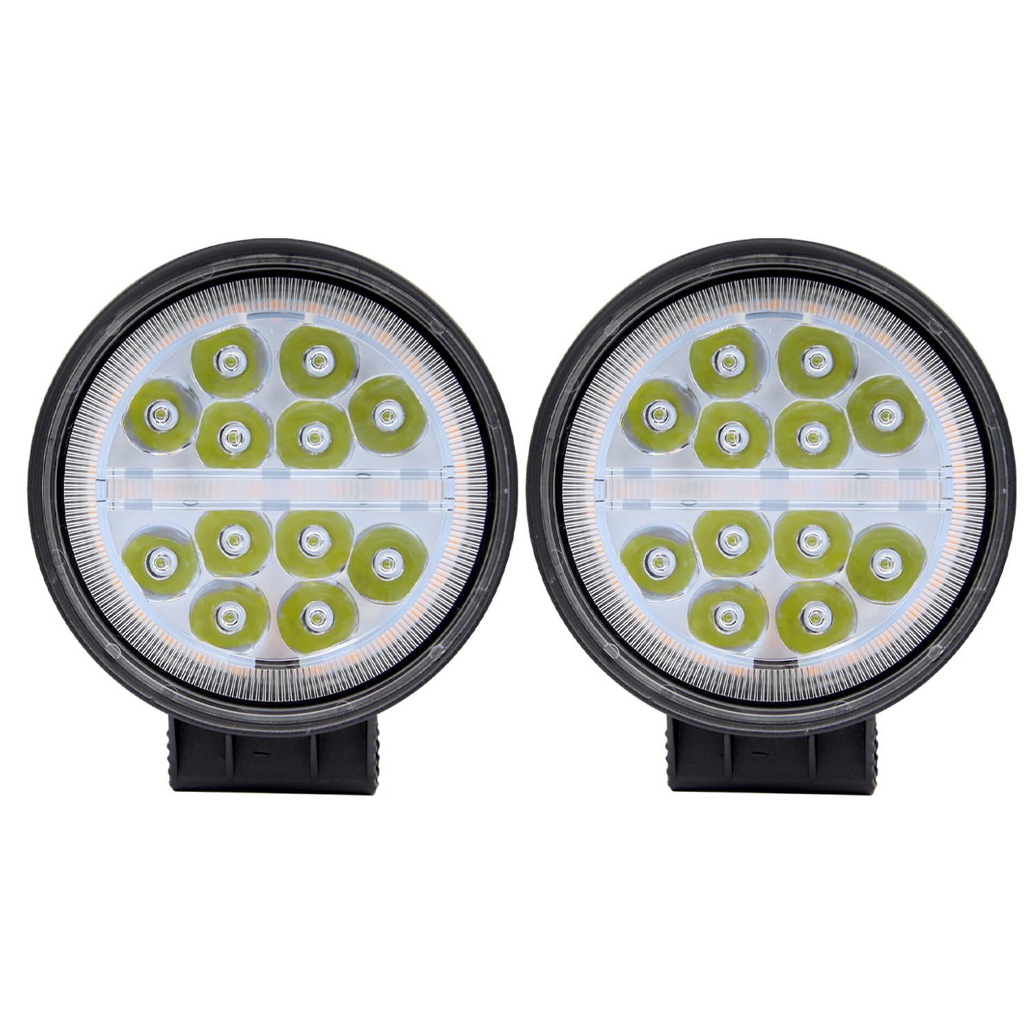 Genérico - Foco Farol Faenero 12 Led 36w Camion Remolque(par) Negro