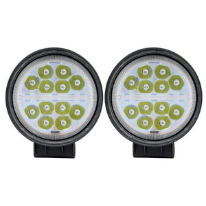 Genérico - Foco Farol Faenero 12 Led 36W Camion Remolque(Par) Negro