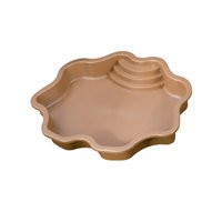 Ioensy - Tazón De Terrario Plato De Alimentación Para Reptiles Para Dragones Barbudos Suministros Para Mascotas Lagartos Marrón Claro