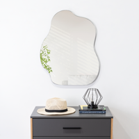 Tuhome - Espejo London 70X55X1,9 Cm Diseño Irregular