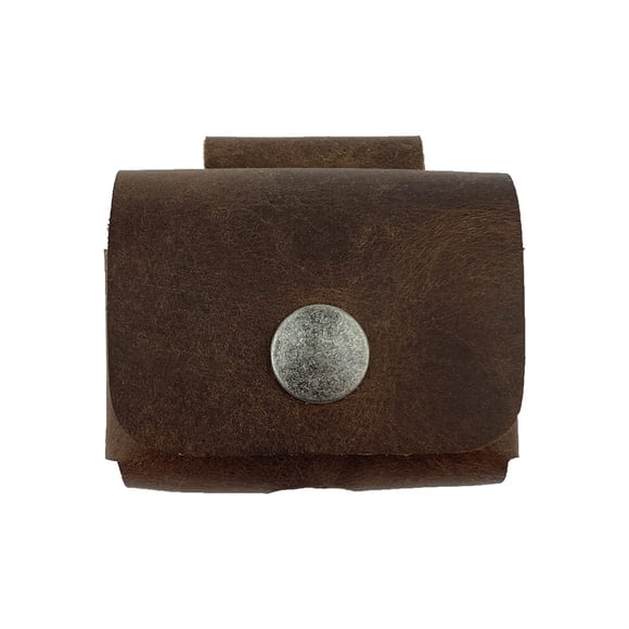 Funda LEATHERTEX de Cuero Marrón Bourbon para AirPods Pro