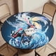 thumbnail image 5 of Greninja-theme Fitted Round Tablecloths Elastic Edged Table Covers Waterproof Table Cloth for Kitchen Holiday Party Tables Decor 150cm, 5 of 6