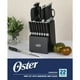 thumbnail image 2 of Juego de cuchillos Oster Lindbergh, 22 piezas, con bloque de cuchillos negro, 2 of 3