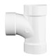 thumbnail image 3 of Camiseta sanitaria de PVC NDS 4P09 con conexión de cubo de 10 cm, color blanco, 3 of 7