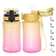 thumbnail image 1 of Botella de Agua Oldley 355ml Amarilla Tritan con Popote y Tapa Chug, 1 of 3