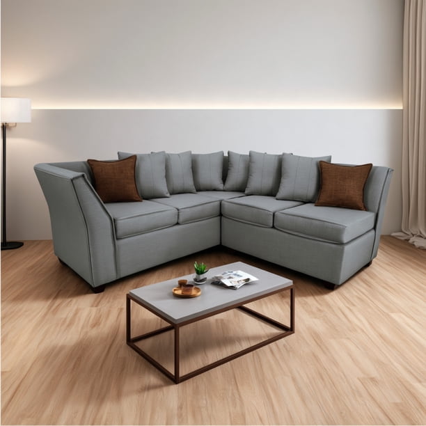 SOFA SECCIONAL DIVEAN 5 CUERPOS GRIS
