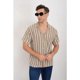 thumbnail image 4 of Camisa Hombre Hilo Algodon Verano Diseño Lineas Calidad Premium 7225, 4 of 4