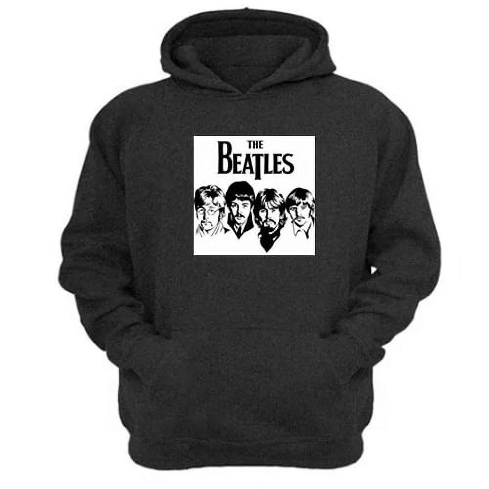Genérico - Polerón Canguro The Beatles Gris Oscuro Talla M Unisex