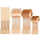 thumbnail image 1 of XmhyTop Juego de Cubiertos de Oro rosa 24 Piezas, Acero Inoxidable, Estilo Moderno para Cenas y Eventos, 1 of 5