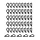 thumbnail image 3 of 50 Piezas De Clips Para Luces Navideñas, Ganchos Para Luces De Cadena Para Cubierta, Festival, Rama De árbol, Color Negro, 3 of 5