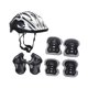 thumbnail image 1 of Casco De Bicicleta Para Ni?os Casco De Patinaje Sobre Ruedas Para Ciclismo Patín De Ruedas Multideportivo Plata Negro, 1 of 5