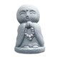 thumbnail image 3 of Escultura De Buda Monje Hecha A Mano Mini Decoración De Pecera Para Habitación Dormitorio Balcón B 3.4x3.3x5.3cm, 3 of 3