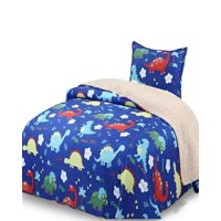 Genérico - Cubrecama Quilt Sherpa Plaza Y Media 180X230 11