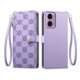 thumbnail image 1 of Funda Billetera con Cierre para [Motorola Moto G24] con Tarjetero, Soporte y Correa de ManoMorado, 1 of 5
