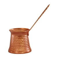 Magideal - Cafetera Hecha A Mano Con Forma De Llama Martillada, Tetera De Goteo Grueso Hecha A Mano, Jarra Para Leche De 350 Ml, Cafetera Turca Para Bar Y Cocina