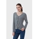 thumbnail image 2 of Polera Mujer Recogido Con Botones Gris, 2 of 4