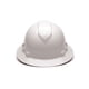 thumbnail image 2 of Casco PYRAMEX Ridgeline de ala completa con ventilación, blanco, 2 of 5