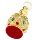 thumbnail image 3 of 15 ml botella de perfume de metal botella de aceites esenciales de medio oriente estilo oro, 3 of 3