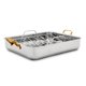 thumbnail image 1 of Bandeja para asar GreenPan 41 × 33 cm con rejilla de acero inoxidable, 1 of 7