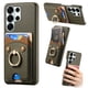 thumbnail image 1 of Funda FOXDOCK para Samsung Galaxy S26 Ultra billetera, soporte ajustable y diseño seguro-verde, 1 of 6