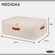 thumbnail image 4 of Pack 3 Bolsas Organizadoras Underbed Bajo Cama Carry All De Lino, 4 of 6