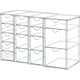 thumbnail image 1 of Organizador Vtopmart Acrílico de 4 Piezas y 16 Cajones, 1 of 3