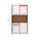 thumbnail image 3 of Mueble Cocina Karina 4 Puerta Beige-Cafe, 3 of 3