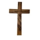 thumbnail image 2 of Cruz de madera de olivo tallada a mano de 25 cm, 2 of 2