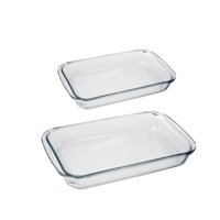 Disparo - Set 2 Asaderas Rectangulares G/M Marinex Fuente Para Horno