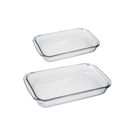 Disparo - Set 2 Asaderas Rectangulares G/M Marinex Fuente Para Horno