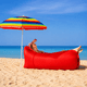 thumbnail image 5 of Sofá Sillón Inflable Tumbona Cojín Banano Camping Aire Playa, 5 of 5