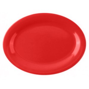 Bonna - Plato Melamina Grueso Rojo 30 Cm Set 6 Piezas
