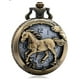 thumbnail image 1 of Reloj Bolsillo Crazy Horse Con Cadena Quartz Ak55, 1 of 3