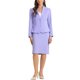 thumbnail image 1 of INSPIRE CHIC Conjunto de Falda para Mujer Regreso a Clases Traje de Maestra Conjunto de Blazer sin Cuello y Faldas Lápiz 2 Piezas Conjuntos Elegantes XL Lila, 1 of 6
