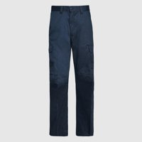 Jayson - Pantalón Cargo Gababardina Cintura Elasticada Azul Marino S