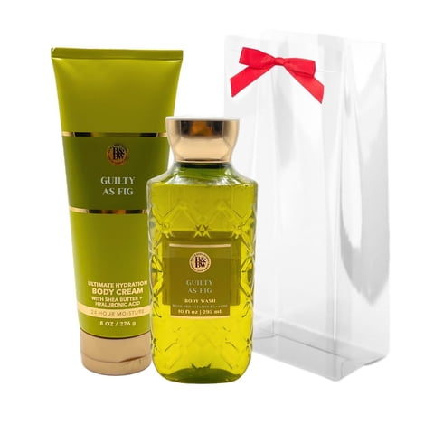 Set De Regalo Bath & Body Works Guilty As Fig Body Wash & Cream