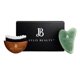 thumbnail image 1 of Set de Cepillo Facial y Gua Sha de Jade Lylix Beauty para rostro y cuello, 1 of 7