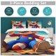 thumbnail image 5 of Super Mario 3-Piece Comforter Set for Bedroom Super Mario Bedding Set for Kids Adults Soft Microfiber Duvet Cover Set with Zipper Closure, 5 of 5