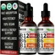 thumbnail image 1 of Gotas Líquidas Vitamina B12 Nusava 5000 mcg B6 B1 Vegan Paquete 2, 1 of 3