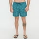 thumbnail image 2 of Traje de Baño Hombre Turquesa Full Print Corona, 2 of 5