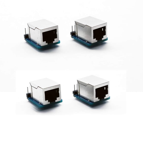 Kit de placa de conexión Treedix, 4 unidades, conector RJ45 de 8 pines