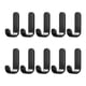 thumbnail image 1 of REGALWOVEN Ganchos Utilitarios 10 Piezas Ganchos Metálicos Duraderos para Colgar y Organización de Garaje Negro 2.6 pulgadas, 1 of 5