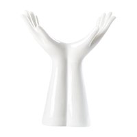 Magideal - Maceta Con Forma Femenina, Florero, Regalo De Utilería Para Fotos, Jarrón Único Para Flores, Jarrón Estético Para Mesa, Centro De Mesa Para El Hogar Y 19X155Cm